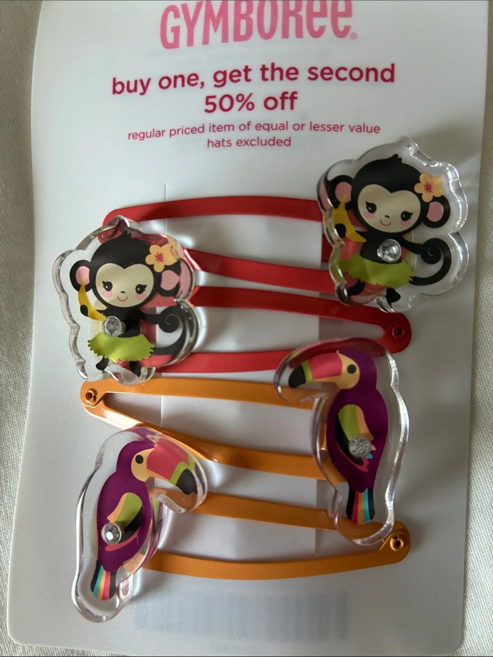 Gymboree Fall For Monkeys Dress with Cream Peek-A-Boo Top, hair clips and Sock.